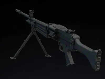 Daewoo K3 Low Poly  Low-poly 3D model