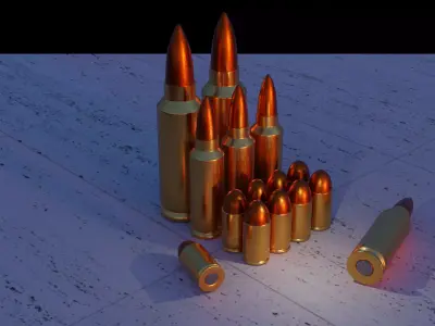 Bullets 3D model purchase