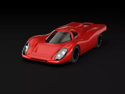 Porsche 917 Free 3D model