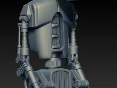 8D8 Droid Articulation 3D print One12 Scale files 3D print model