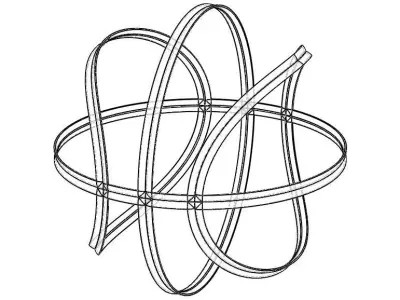 Wireframe Shape Basketball 3D print model