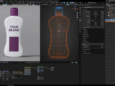 Repellent Cosmetic Product 3D model