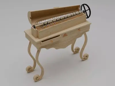 Glass Harmonica 3D model