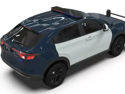2025 Honda HR-V RS eHEV Police Interceptor 3D model