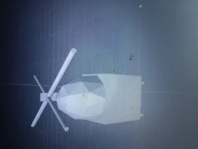 Helicopter Minito 3500 3D model