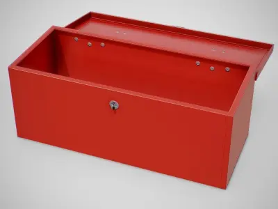 Toolbox - Generic 02  Clean Low-poly 3D model