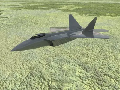 F 22 Raptor 3D print model