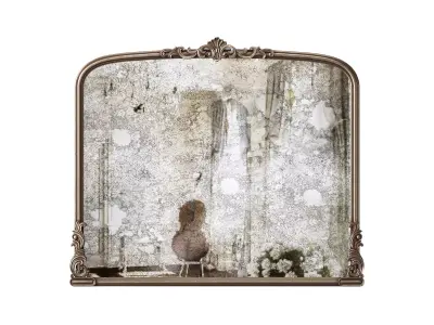 Espejo de pared barroco Fabricio 3D model