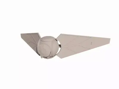 Spaceship-spacecraft-15 3D model