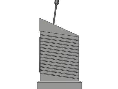 Sci Fi IMPERIAL PODIUM 3D print model