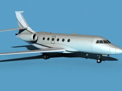 Dassault Falcon 2000 V13 3D model purchase