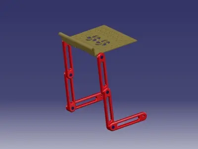 laptop tray with legs Free 3D model