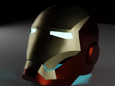 Ironman first Helmet 3D model