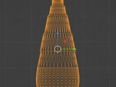 Mortar lowpoly highquality Low-poly 3D model