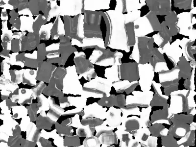 Pink Floral Pistol 3D model purchase