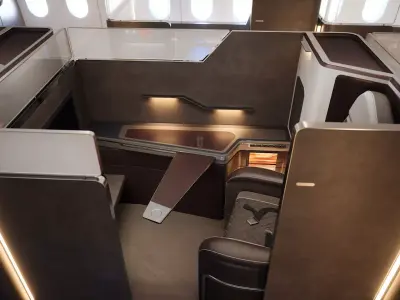 modern  airplane Interior 3D Model Vray Fstorm 3D model