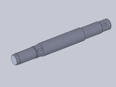 shaft metal tube Free 3D model