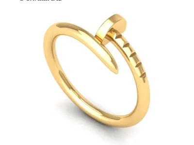 Wedding Ring  3D print model 79