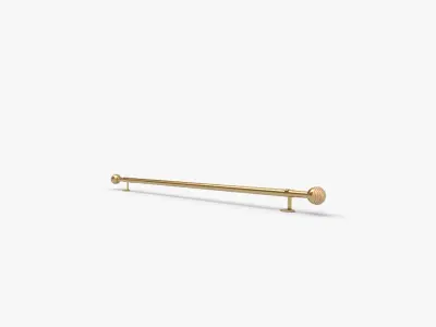 Cole Curtain Rod 3D model