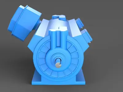 Machine Jacket cooling 3D model