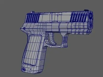 Glock 19 Gen 5 Gun 3D model  3D model
