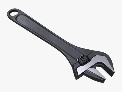 Adjustable Spanner 3D model get
