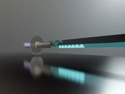 3D Game Prop- Knight Sword  Low-poly 3D model