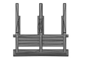 HO scale billboards 8-12ft 3D print model