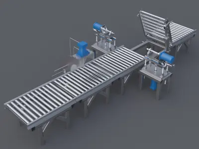 production line 3D model purchase