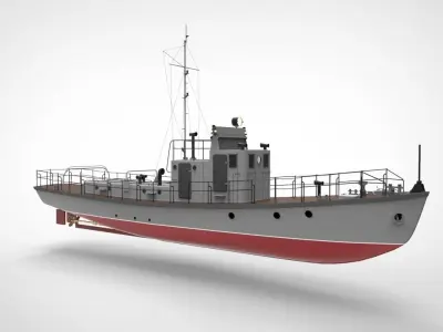 Yaroslavets Tugboat 3D model