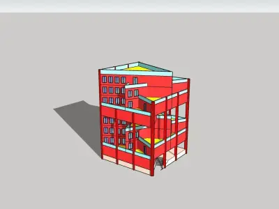Commercial Building 3D model 3