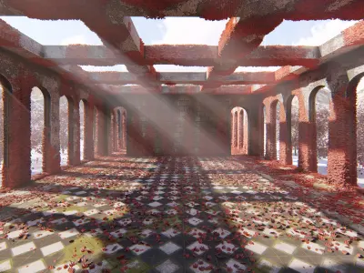 RED ARCHES  3D model