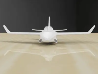 Aircraft concept for 3dprint 3D print model purchase