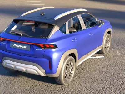 Highpoly car fronx 3D model