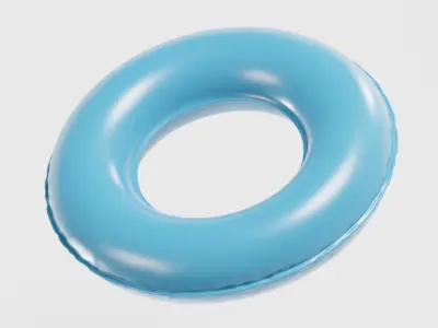 Swimming Tube  Low-poly 3D model