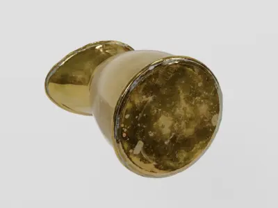 Brass Jug Victorian Medium photogrammetry scan PBR 4K textures Low-poly 3D model