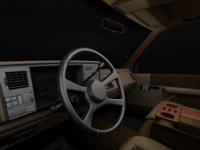 Chevy 3500 Dually Pickup Truck - Complete Model  3D model