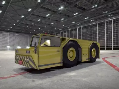 Airport Truck 3D model