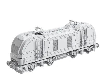 60336 Freight Train 3D model