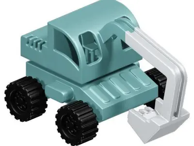 Mini Excavator Machine 3D model