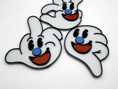 Happy Hand Magnets 3D model