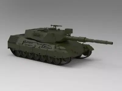 Leopard 2 tank 3D model purchase