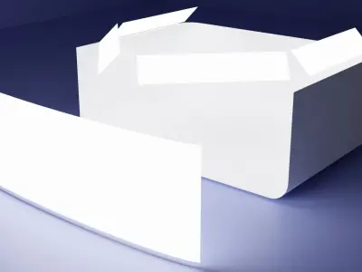 Photography Background Studio with Lightning Low-poly 3D model