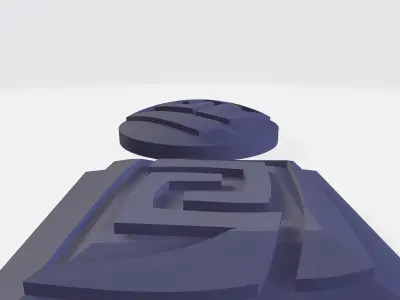Geo element - Vision rune 3D print model