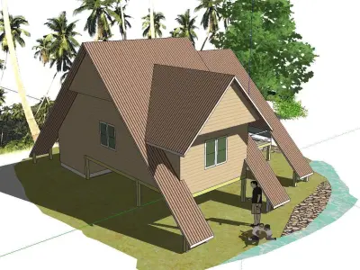 Creative Design-Holiday Cabin-087 3D model