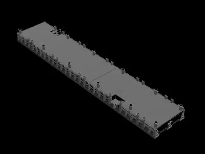 Water Dock  3D model