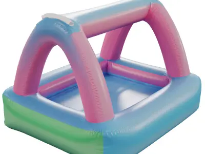 Inflatable home toy 03 Low-poly 3D model