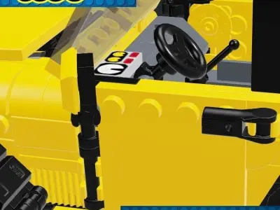 Lego Car - Jeep 4x4 3D print model purchase