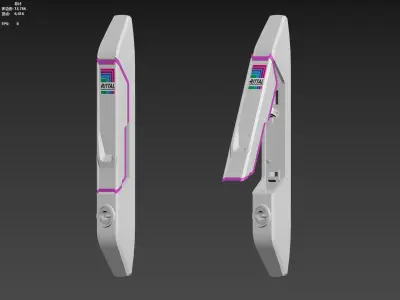 Electrical cabinet door lock 3D model purchase