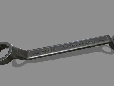 wrench Low-poly 3D model 23
